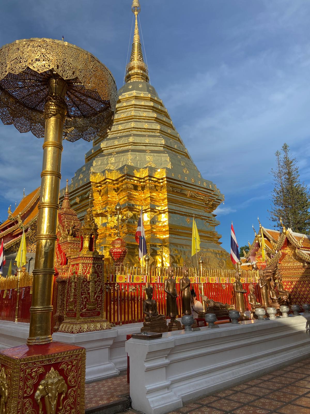 Golden chedi at Wat Phra That Doi Suthep