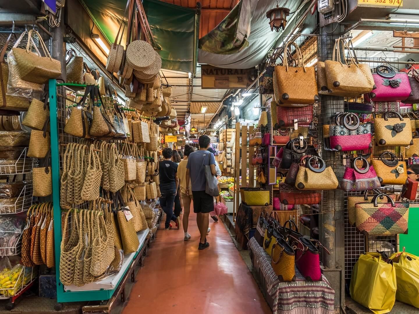 Busy alleys at Chatuchak Weekend Market